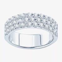 2 CT.T.W. Natural Diamond Three-Row Band