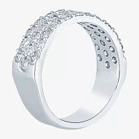 2 CT.T.W. Natural Diamond Three-Row Band