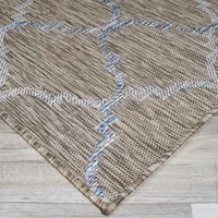 Couristan Charm Thornbury Flatweave Indoor Outdoor Rectangular Accent Rug