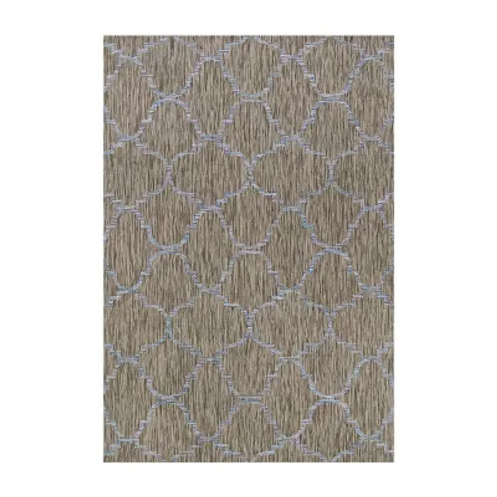 Couristan Charm Thornbury Flatweave Indoor Outdoor Rectangular Area Rug