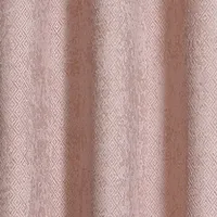 Regal Home Diamond Embossed Grommet Top Energy Saving Blackout Set of 2 Curtain Panels