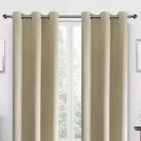 Regal Home Prelude Grommet Top Energy Saving Blackout Set of 2 Curtain Panels