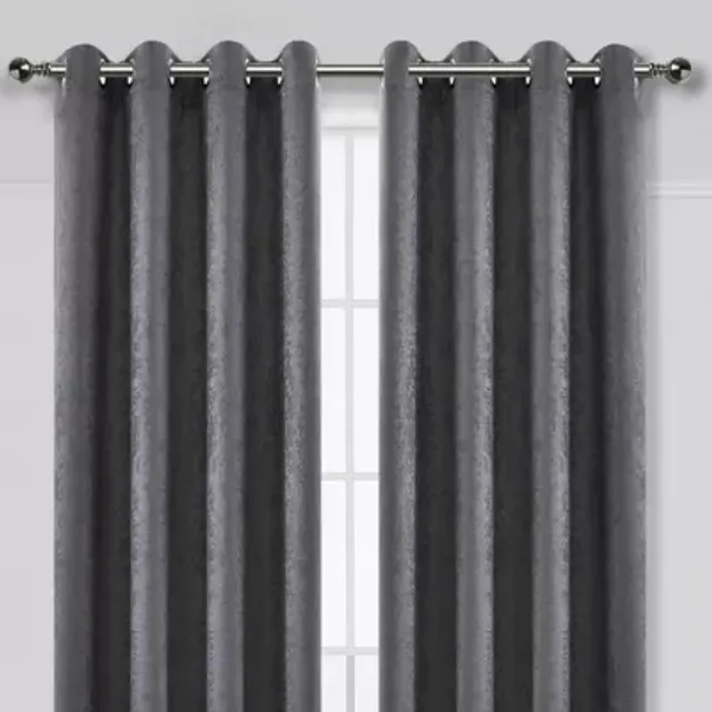 Exclusive Home Curtains Sateen Energy Saving Blackout Pinch Pleat Set of 2  Curtain Panel - JCPenney