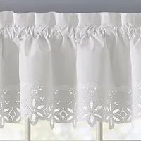 Regal Home Battenburg Tailored Rod Pocket Valance