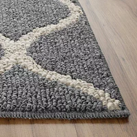 Maples Lattice Washable Skid Resistant Indoor Rectangular Runner