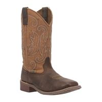 Laredo Womens Caney Flat Heel Cowboy Boots