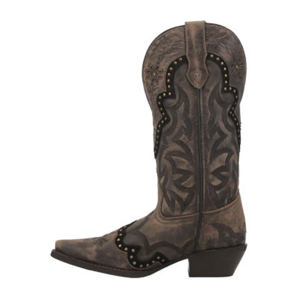 Laredo Womens Skyla Block Heel Cowboy Boots