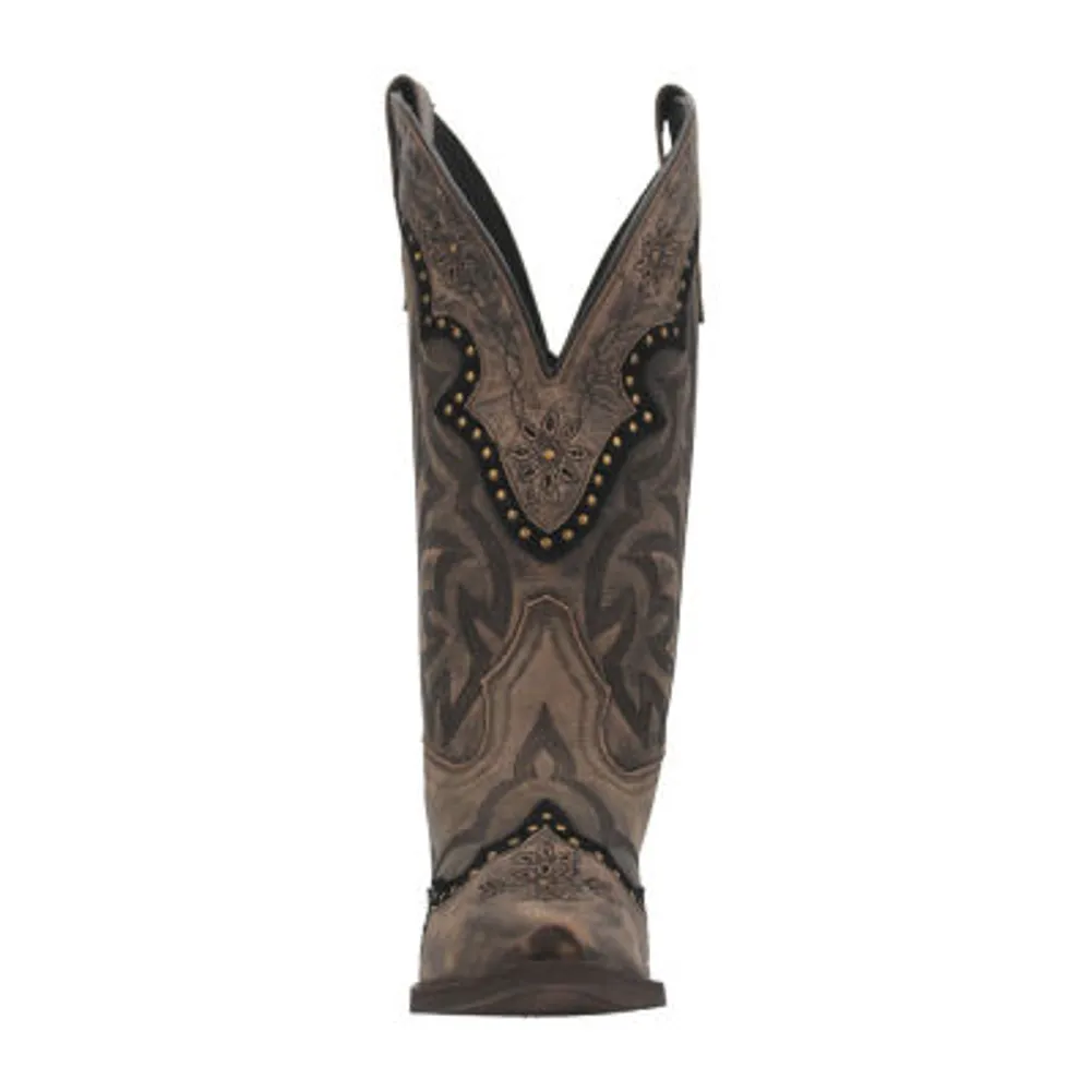 Laredo Womens Skyla Block Heel Cowboy Boots