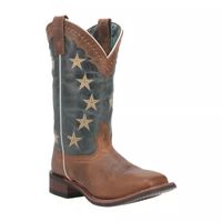 Laredo Womens Early Flat Heel Cowboy Boots