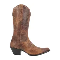 Dan Post Womens Collen Block Heel Cowboy Boots