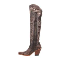 Dan Post Womens Kommotion Block Heel Cowboy Boots