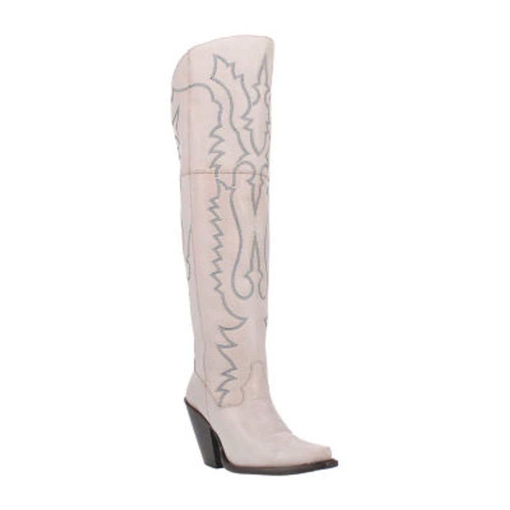 Dan Post Womens Loverly Block Heel Cowboy Boots