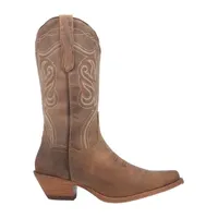 Dan Post Womens Karmel Stacked Heel Cowboy Boots