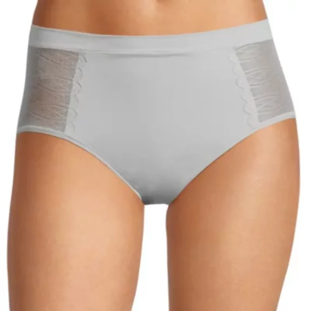 Ambrielle Seamless with Lace Thong Panty
