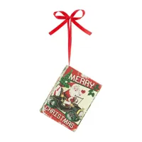 Set of 4 Musical Songbook Christmas Ornament