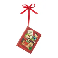 Set of 4 Musical Songbook Christmas Ornament