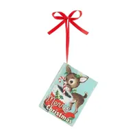 Set of 4 Musical Songbook Christmas Ornament