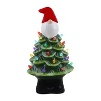 Nostalgic Ceramic Gnome Christmas Tabletop Tree