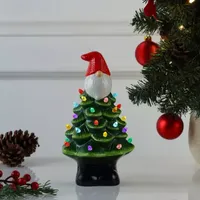 Nostalgic Ceramic Gnome Christmas Tabletop Tree