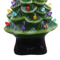 Nostalgic Ceramic Gnome Christmas Tabletop Tree