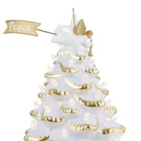 Nostalgic Animated Angel Christmas Tabletop Tree