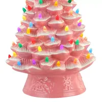 Nostalgic Christmas Lighted Tabletop Tree