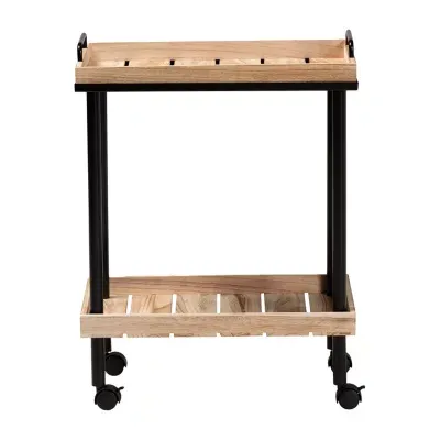 Olinda Wood-Top Kitchen Carts