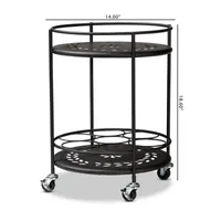 Dallan Metal-Top Kitchen Carts