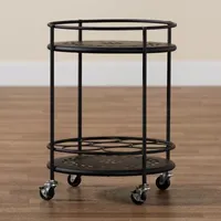 Dallan Metal-Top Kitchen Carts