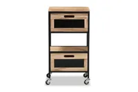 Olinda Storage 2-Drawer End Table