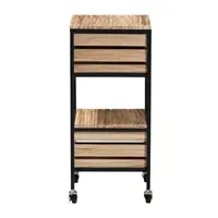 Olinda Storage 2-Drawer End Table