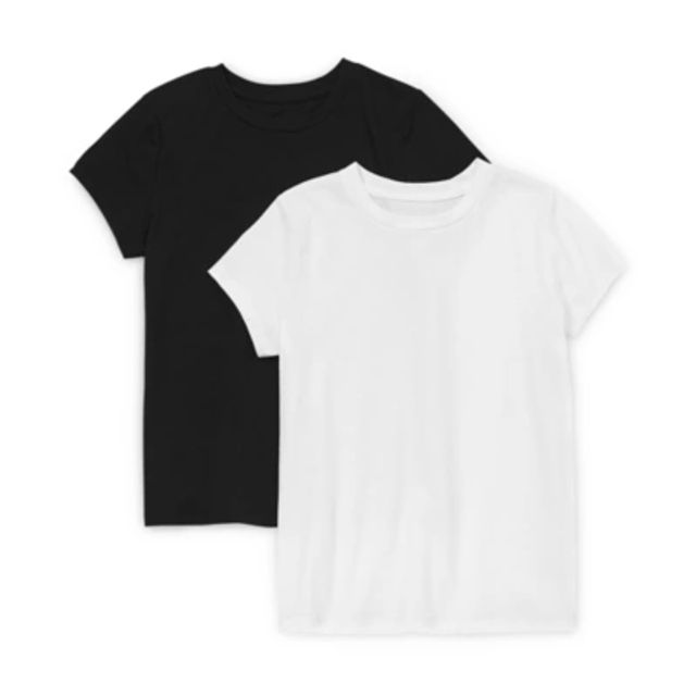 Thereabouts Little & Big Boys 4 Pack Crew Neck Short Sleeve T-Shirt