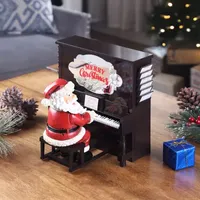 Sing Along Santa Animated Figurine