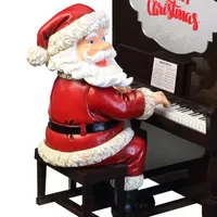 Sing Along Santa Animated Figurine