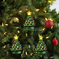 Set of 3 Nostalgic Christmas Tree Ornaments