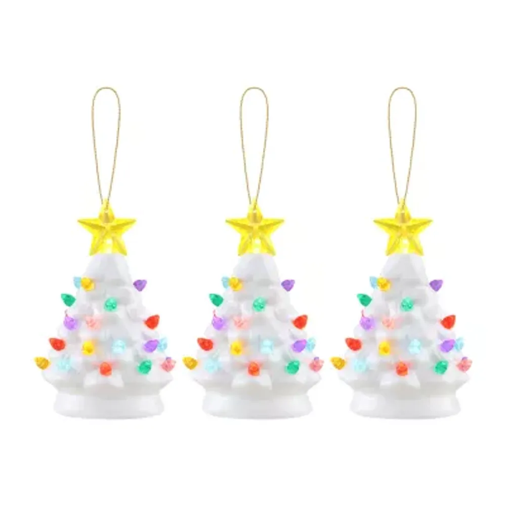 Set of 3 Nostalgic Trees Christmas Ornament