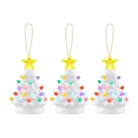 Set of 3 Nostalgic Trees Christmas Ornament