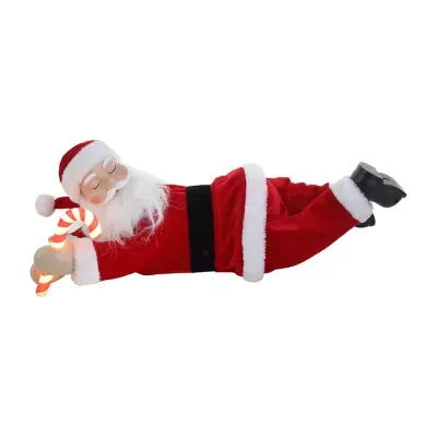 Sleeping Santa Animated Christmas Tabletop Decor