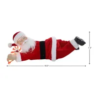 Sleeping Santa Animated Christmas Tabletop Decor