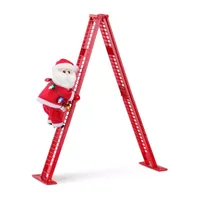 Super Climbing Santa Animated Christmas Tabletop Decor