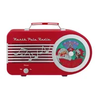 North Pole Music Playing Radio Christmas Tabletop Decor