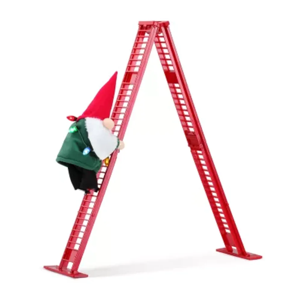 Super Climbing Gnome Animated Christmas Tabletop Decor