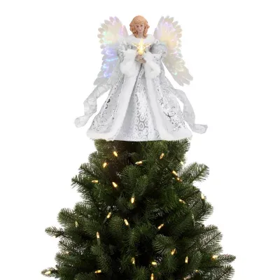 Fiber Optic Angel Christmas Tree Topper