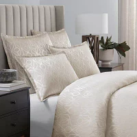 Fieldcrest Geo Trellis 3-pc. Geometric Embellished Comforter Set