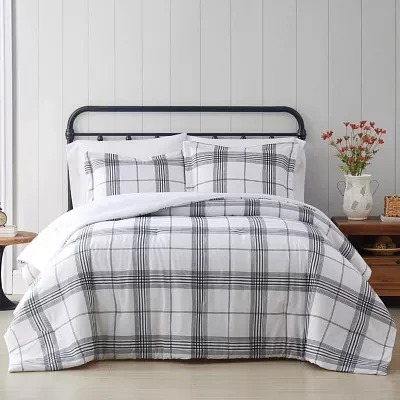 Cottage Classics Plaid Midweight Comforter Set