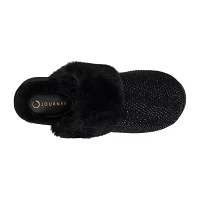 Journee Collection Emmber Womens Slip-On Slippers