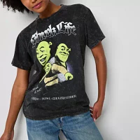 Juniors Shrek Oversized Tee Womens Crew Neck Short Sleeve Graphic T-Shirt