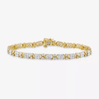 4 CT. T.W. Natural White Diamond 10K Gold Tennis Bracelet