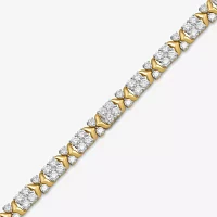 4 CT. T.W. Natural White Diamond 10K Gold Tennis Bracelet