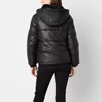 Steve Madden Womens Water Resistant Heavyweight Puffer Jacket